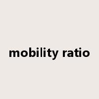 mobility ratio是什么意思