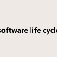 software life cycle是什么意思