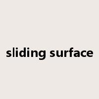 sliding surface是什么意思