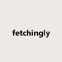 fetchingly是什么意思