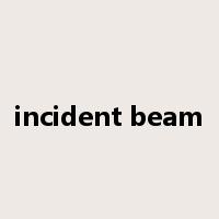 incident beam是什么意思