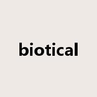 biotical是什么意思