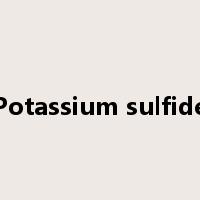 Potassium sulfide是什么意思