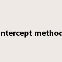 intercept method是什么意思