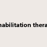 rehabilitation therapy是什么意思