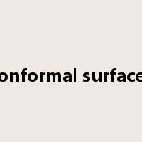 conformal surfaces是什么意思