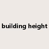 building height是什么意思