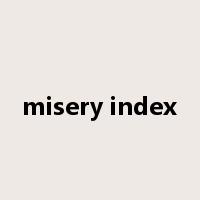 misery index是什么意思