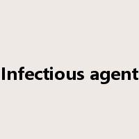 Infectious agent是什么意思