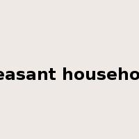 peasant household是什么意思