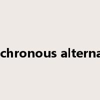 synchronous alternator是什么意思
