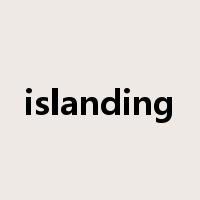 islanding是什么意思