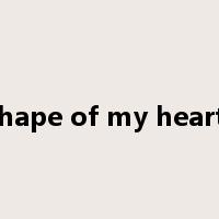 shape of my heart-是什么意思