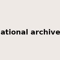 national archives是什么意思