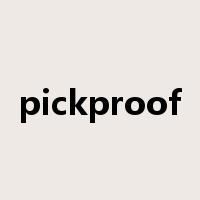 pickproof是什么意思