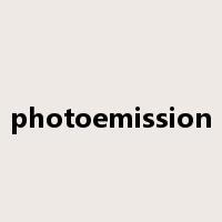 photoemission是什么意思