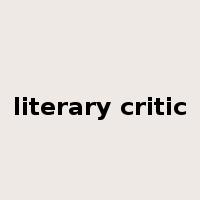 literary critic是什么意思