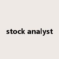stock analyst是什么意思