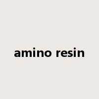 amino resin是什么意思