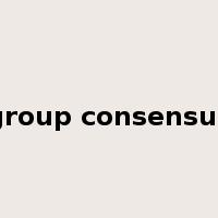 group consensus是什么意思
