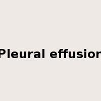 Pleural effusion是什么意思