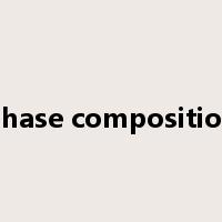 phase composition是什么意思