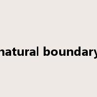 natural boundary是什么意思