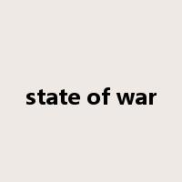 state of war是什么意思