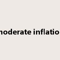 moderate inflation是什么意思