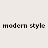 modern style是什么意思
