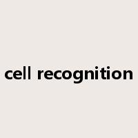 cell recognition是什么意思