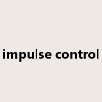impulse control是什么意思