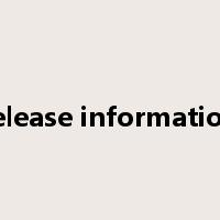 release information是什么意思