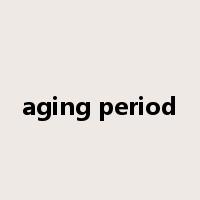 aging period是什么意思