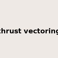thrust vectoring是什么意思