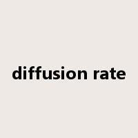 diffusion rate是什么意思