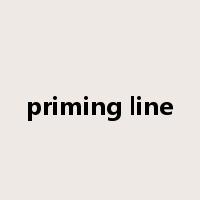 priming line是什么意思