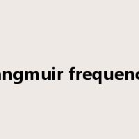 langmuir frequency是什么意思
