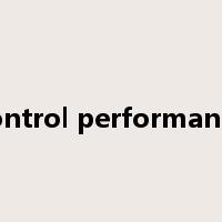 control performance是什么意思