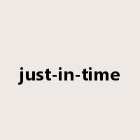 just-in-time是什么意思