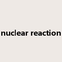 nuclear reaction是什么意思