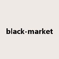 black-market是什么意思