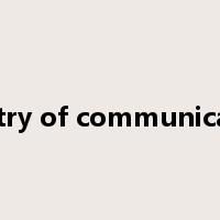 ministry of communications是什么意思