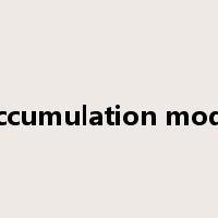 accumulation mode是什么意思