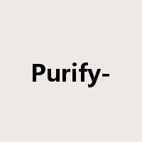 Purify-是什么意思
