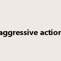 aggressive action是什么意思