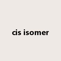 cis isomer是什么意思