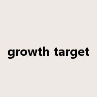 growth target是什么意思