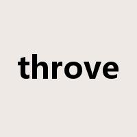 throve是什么意思