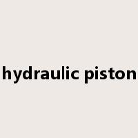 hydraulic piston是什么意思